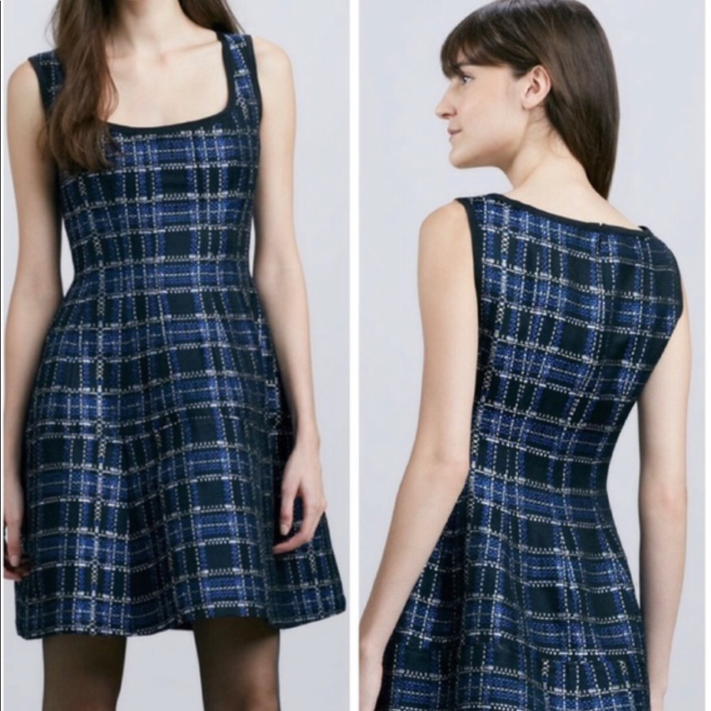 Nanette Lepore “Deryn” or Dazzling Plaid Dress, 6